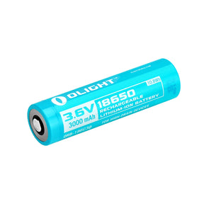 Pila recargable 18650 3000 mAh con PCP +/- Olight