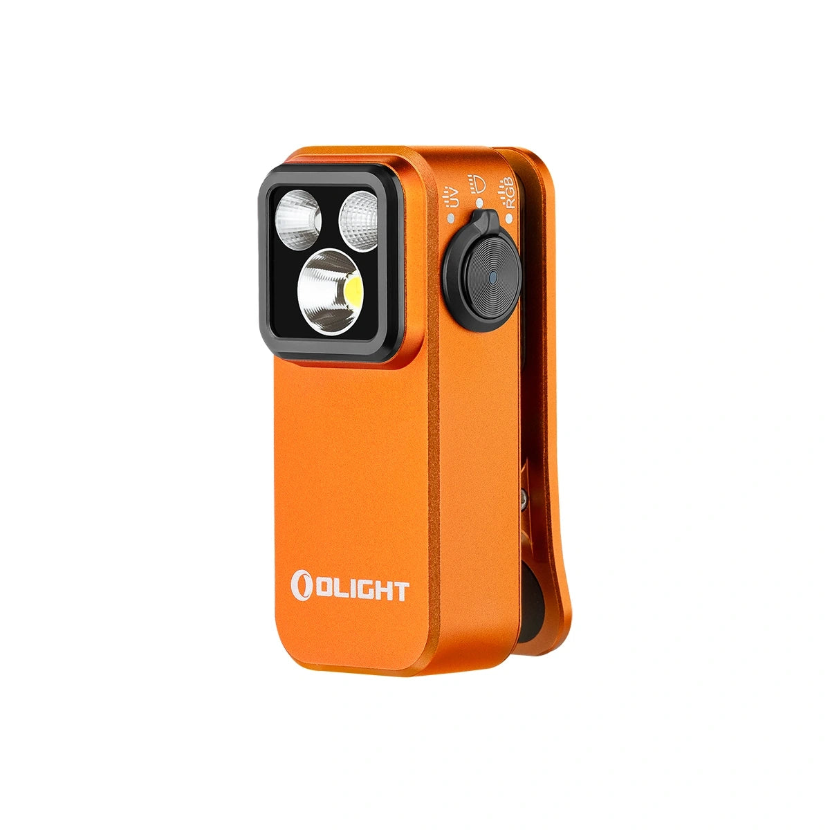Linterna Olight Oclip Pro S naranja imagen clip