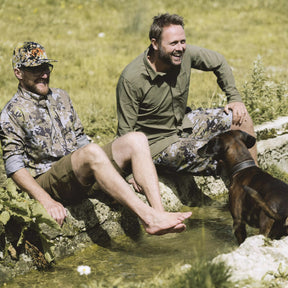 Pantalón corto BLASER HunTec AirFlow Camo