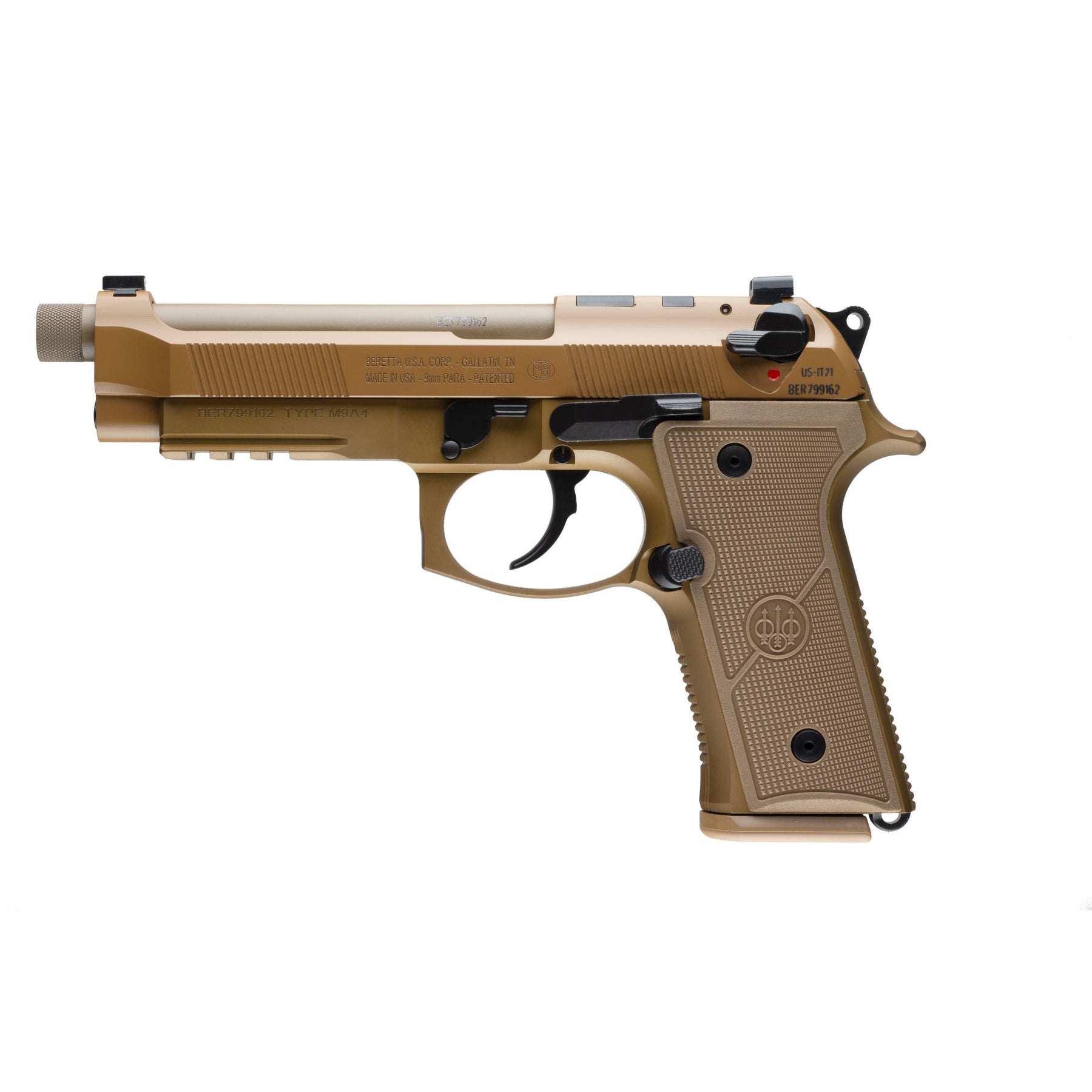 Pistola semiautomática BERETTA M9A4 Centurion FDE 9 mm