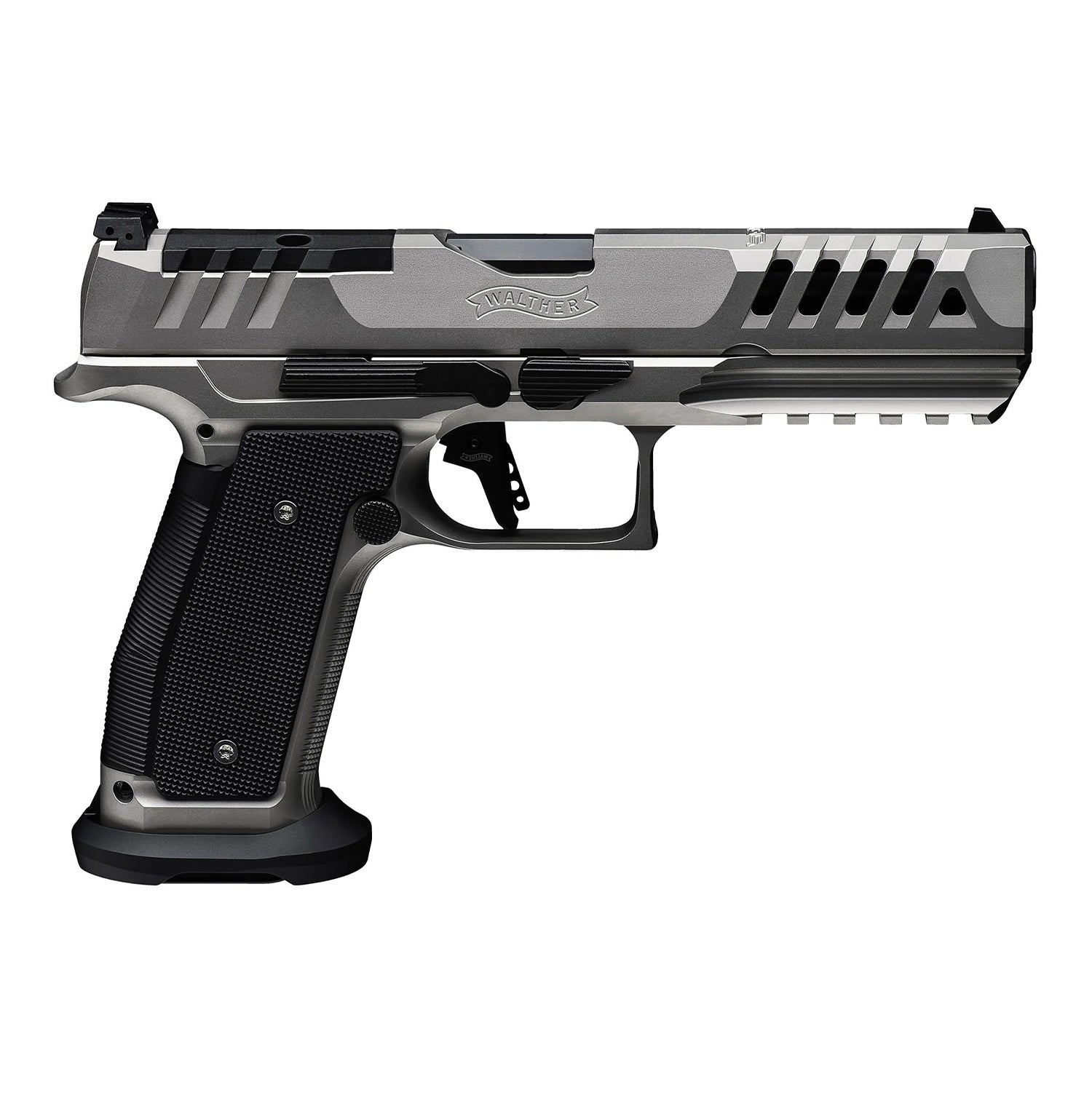 Pistola Semiautomática WALTHER PDP SF Match 5" OR Black Tie 9mm