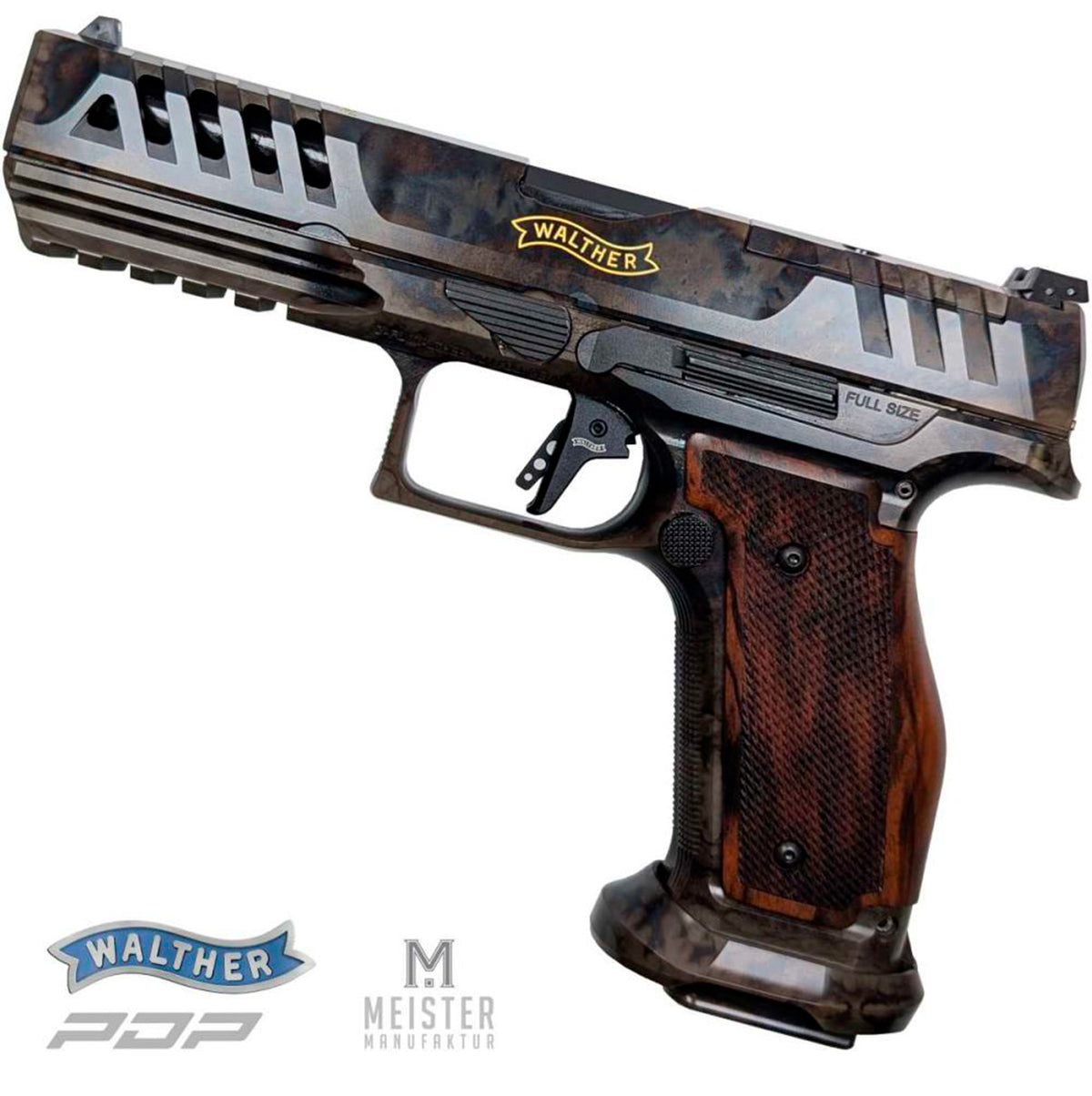 Pistola Semiautomática WALTHER PDP Full Size SF Match 5" OR Vintage 9mm