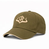Gorra Caza Pasión Morena Unisex Basic Kaki Logo Camel