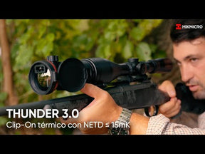 Clip-On térmico Hikmicro Thunder TQ35CL 3.0 con telémetro