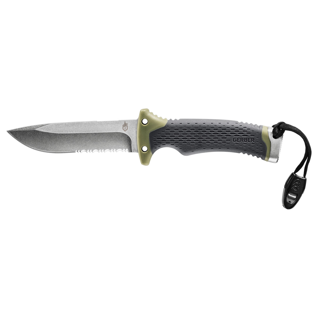 Cuchillo de supervivencia Ultimate filo mixto negro GERBER