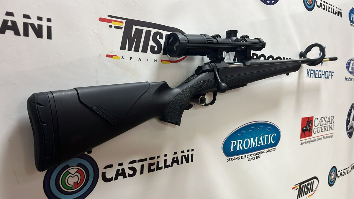 Rifle de Cerrojo Browning X-Bolt C/ 308  Rosca + Warne Desmontables + Visor Moa 1-6x24