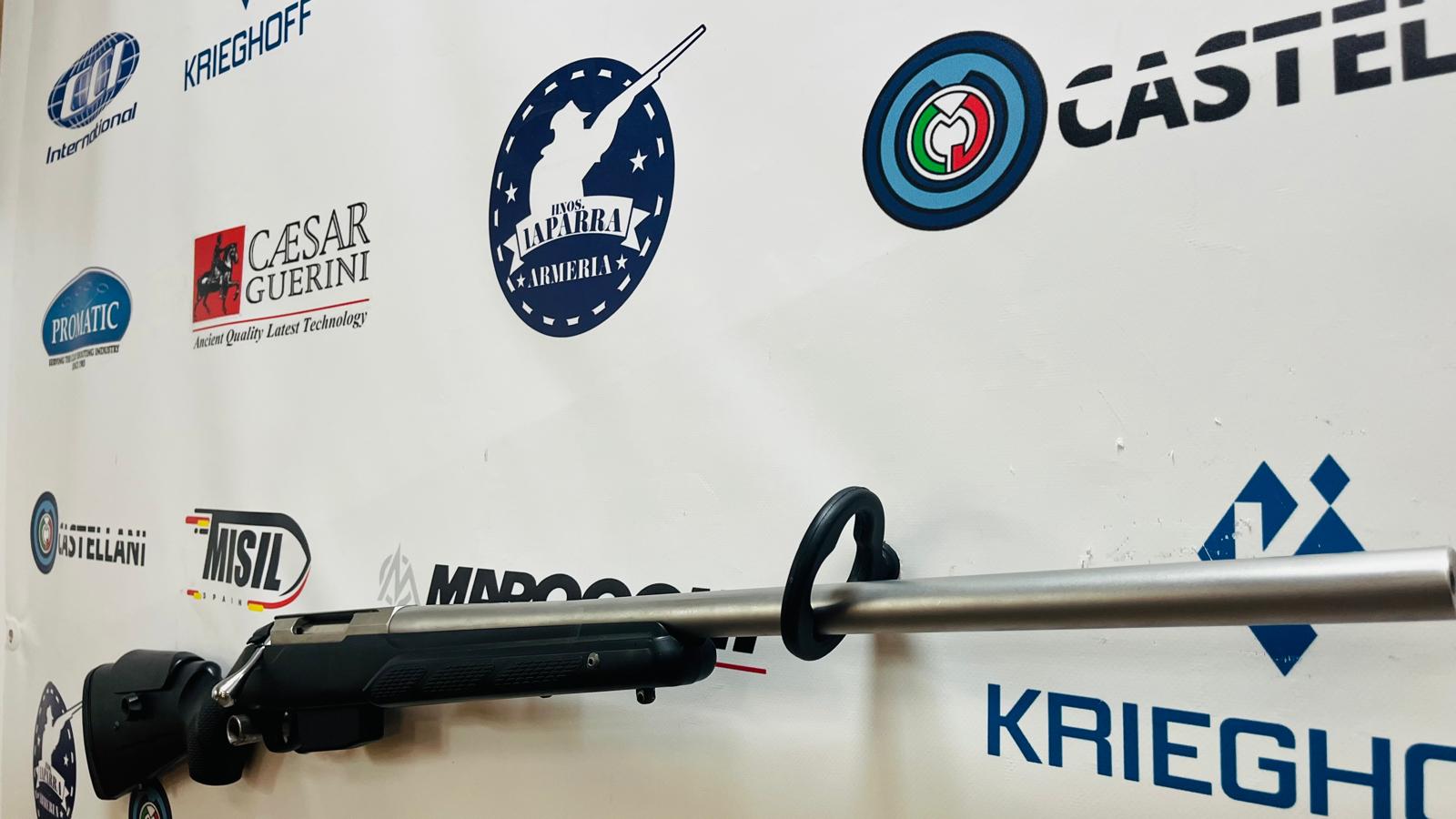 Rifle Tikka T3X Varmint Stainless C/ 6,5x55 Cañón Semipesado Carrillera Regulable
