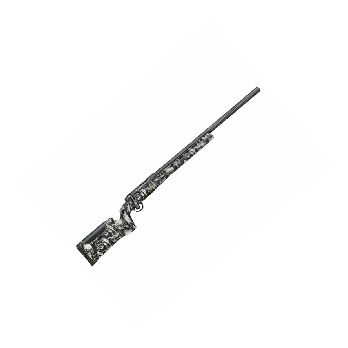 Rifle Sabatti TLD White Fluted en diagonal