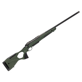 Rifle de cerrojo Sako S20 Hunter Roughtech Ultra verde, vista oblicua