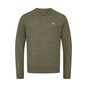 Pull en laine mérinos BLASER col en V
