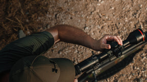 Visor térmico GUIDE TU Pro 3.0 instalado en rifle de caza