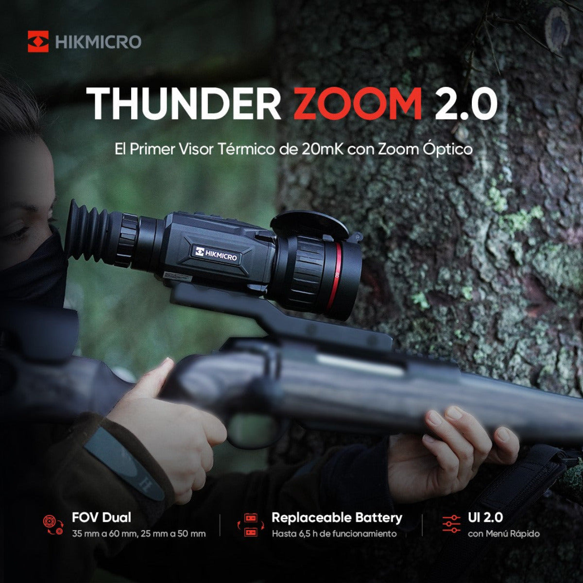 Visor Hikmicro Thunder Zoom TH50Z 2.0
