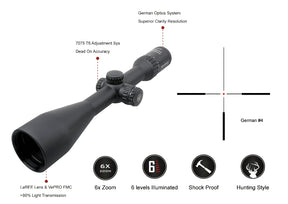 Visor Vector Optics Continental X6 2.5-15x56 G4 Hunting