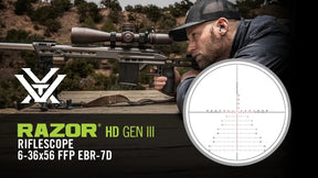 Visor rifle Vortex Razor HD Gen III 6-36x56 FFP