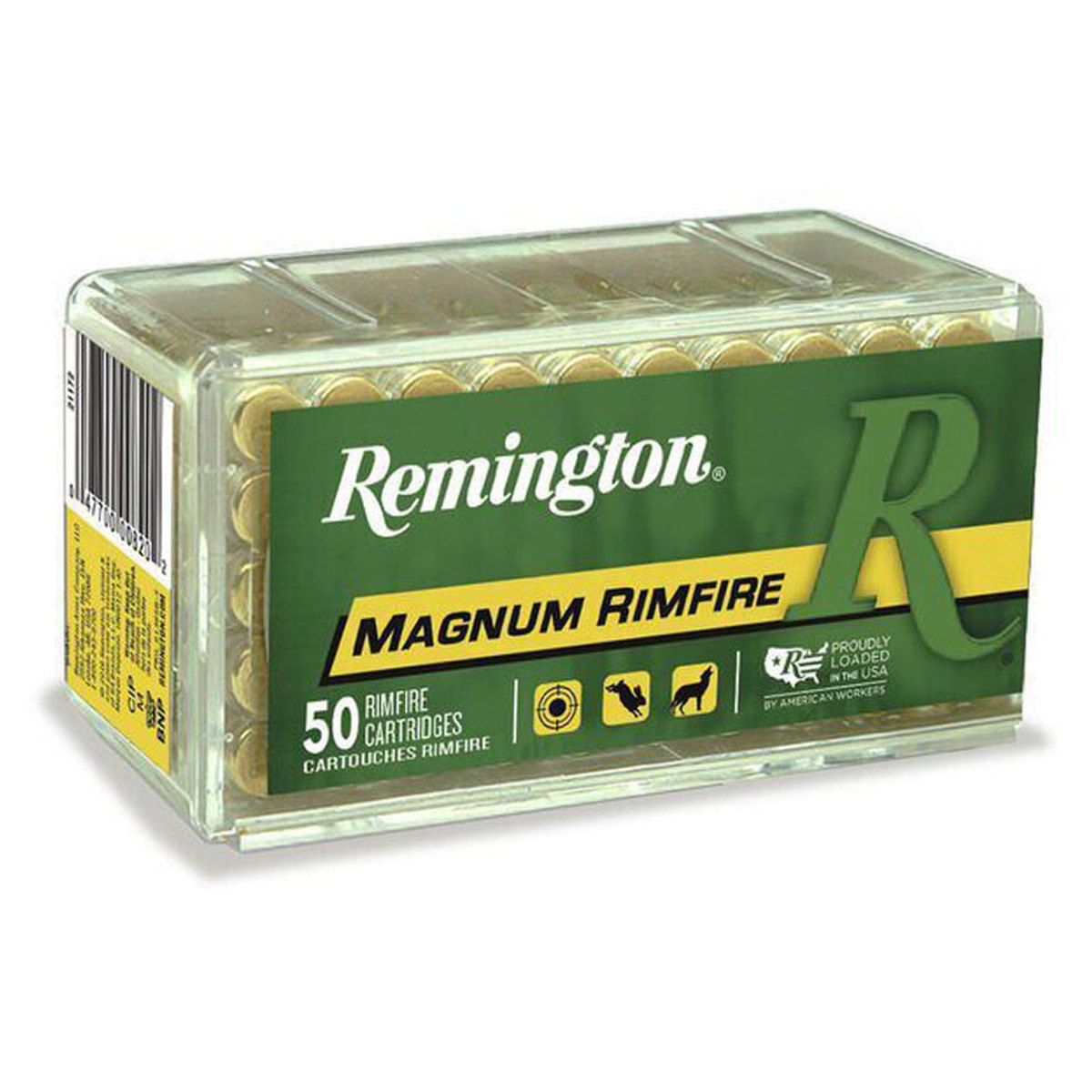 Munición metálica REMINGTON Magnum Rimfire vista