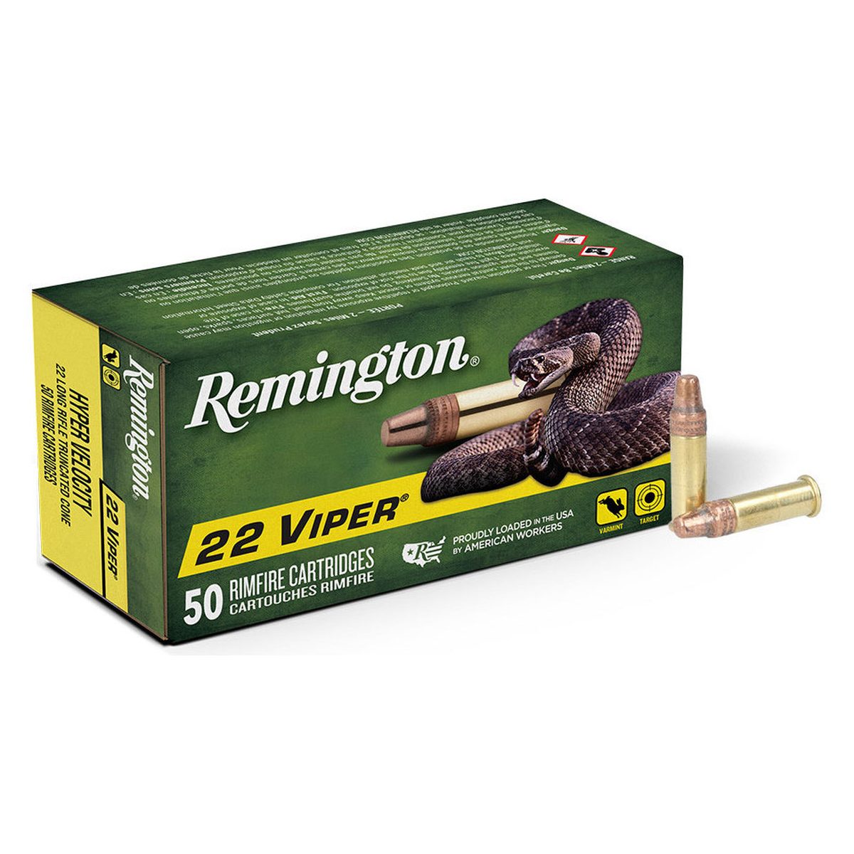 Munición REMINGTON .22 LR Viper
