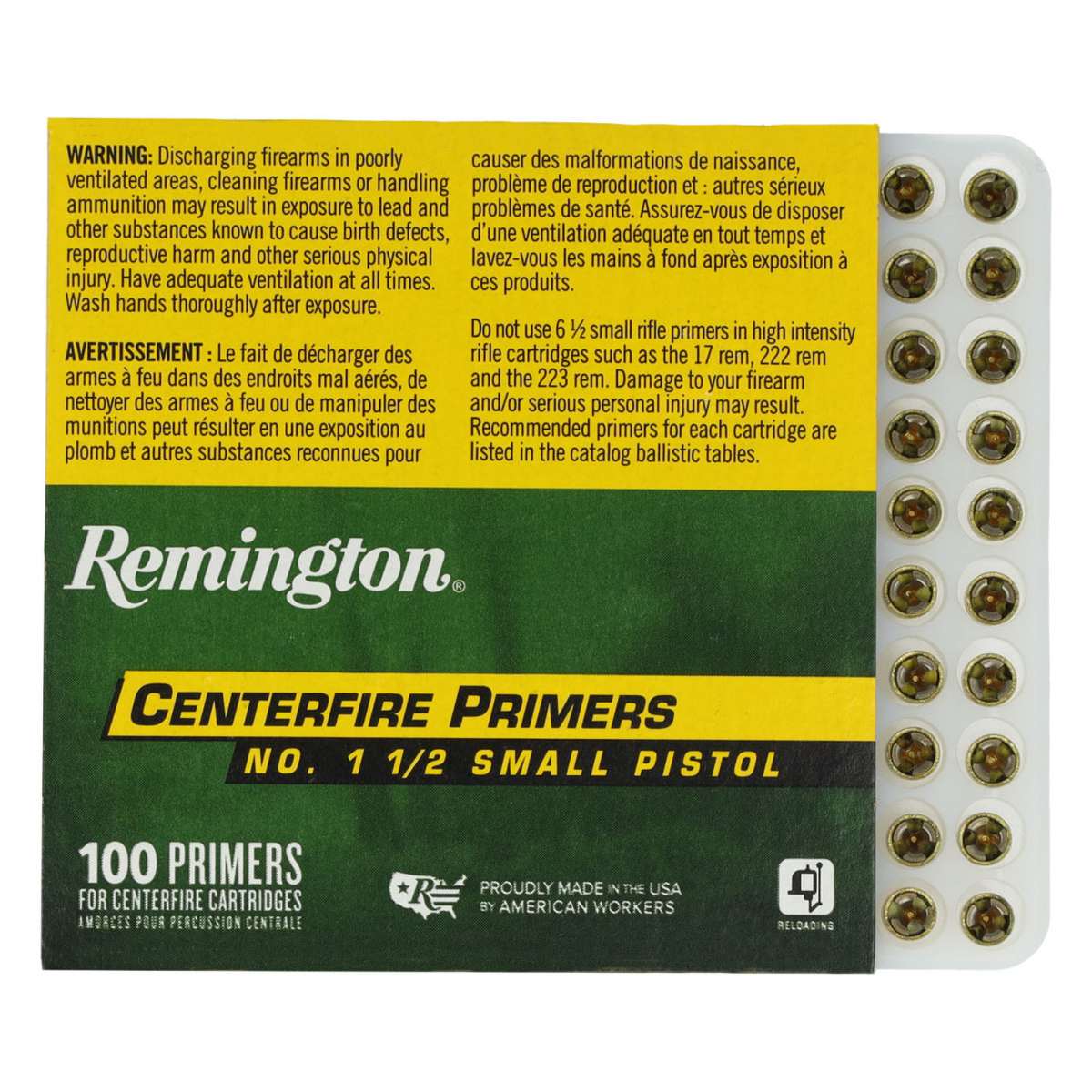 Pistones REMINGTON 1-1/2 Small Pistol