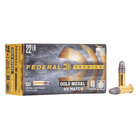 Munición FEDERAL Gold Medal HV Match