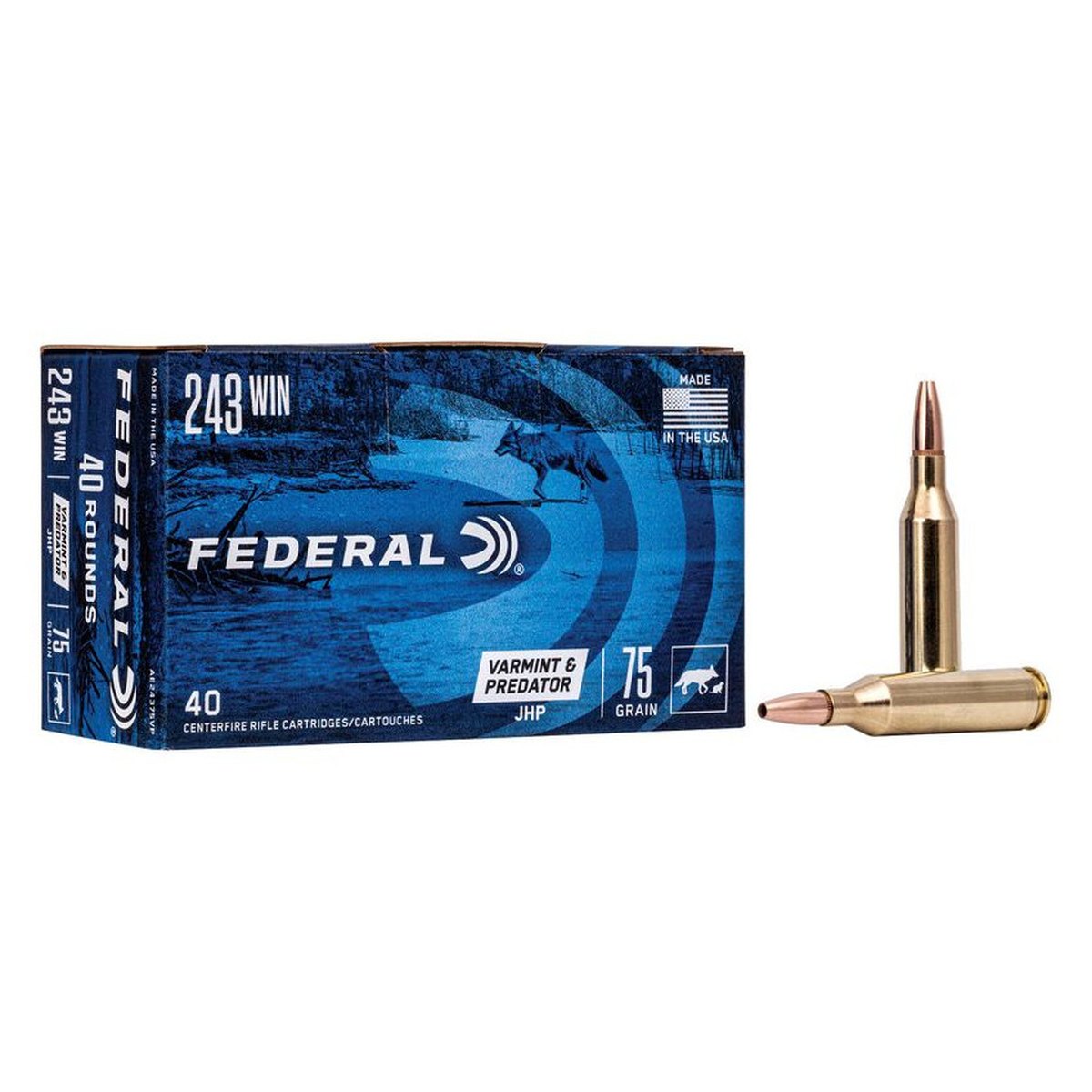 Munición metálica FEDERAL Varmint & Predator