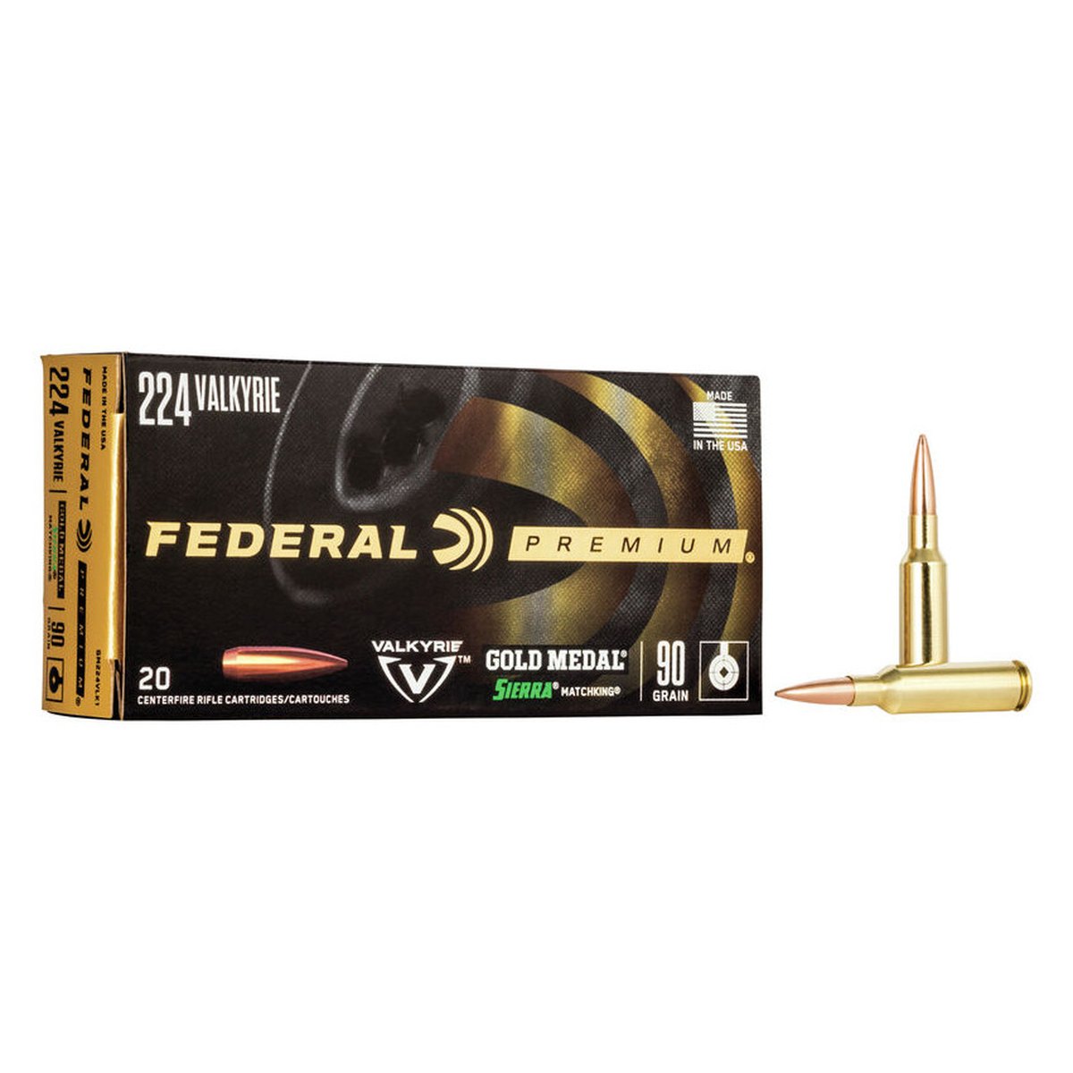 Munición metálica FEDERAL Gold Medal Sierra MatchKing