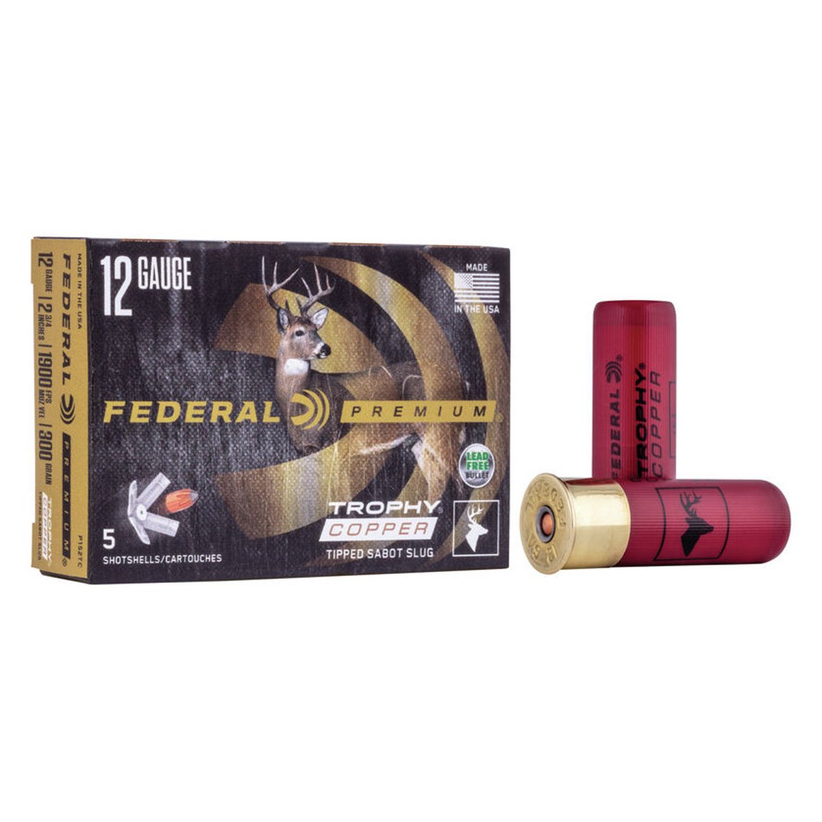 Balas para escopeta FEDERAL Trophy Copper Sabot