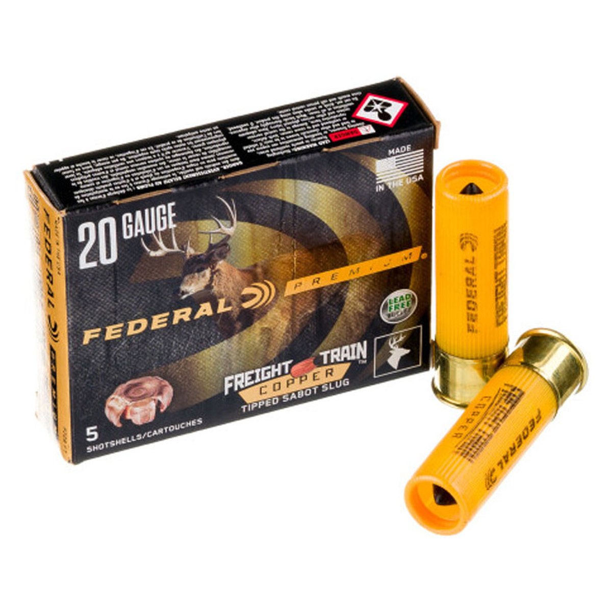 Balas para escopeta FEDERAL Freight Train Copper Sabot - imagen 4