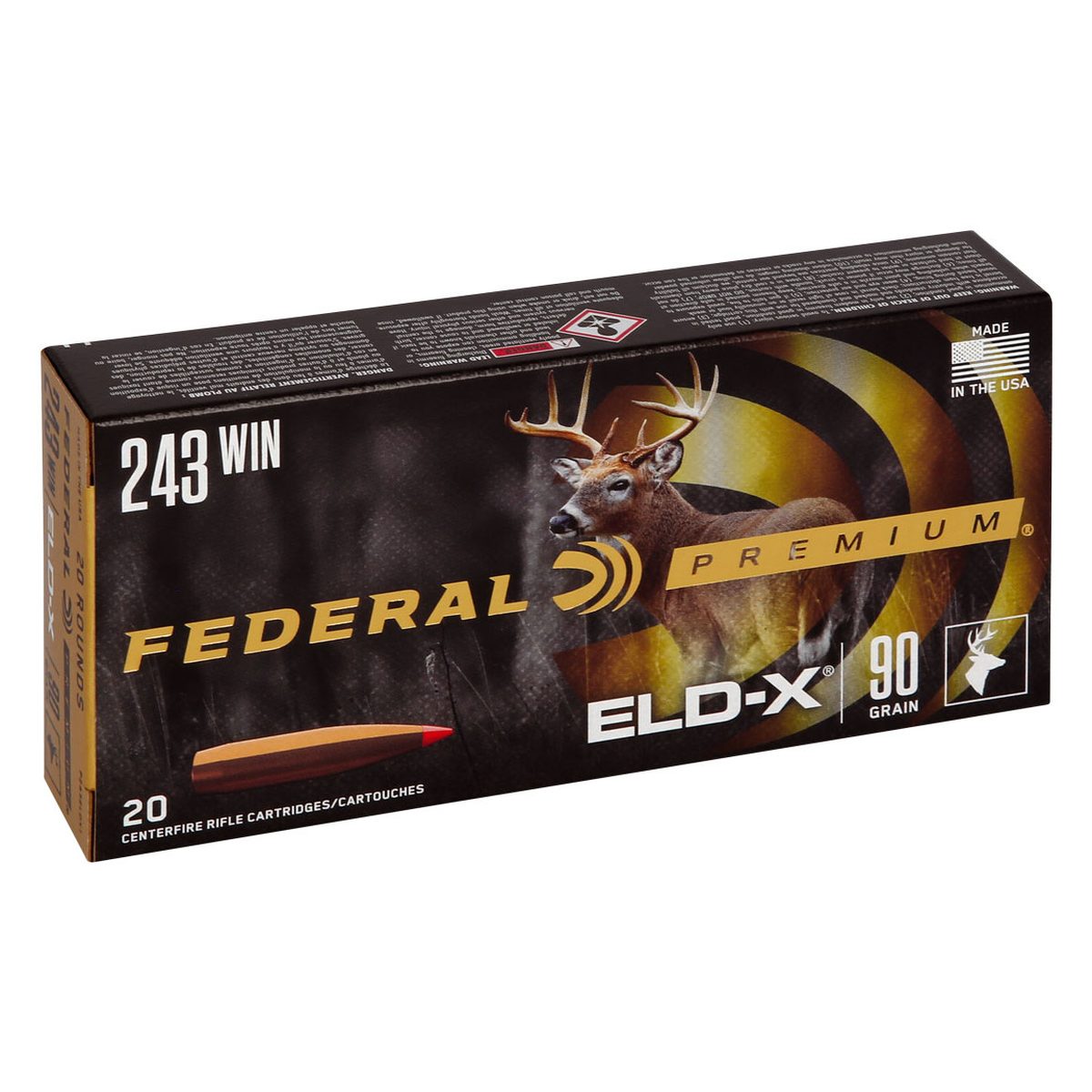 Munición metálica FEDERAL Hornady ELD-X