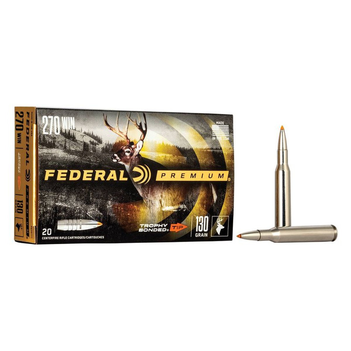 Munición metálica FEDERAL Trophy Bonded Tip