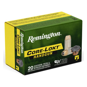 Munición REMINGTON CORE-LOKT Handgun