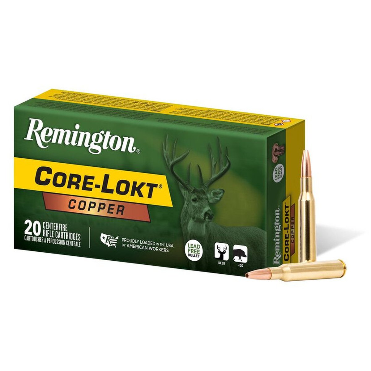 Munición metálica REMINGTON Core-Lokt Copper HP - imagen 3