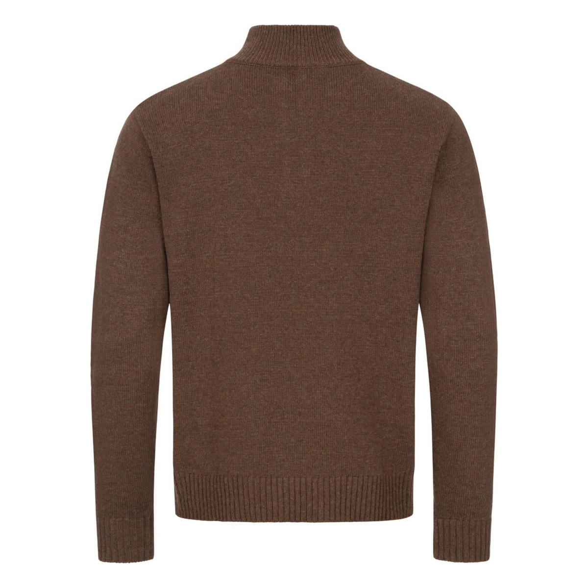 BLASER Herren-Wollpullover mit halbem Reißverschluss