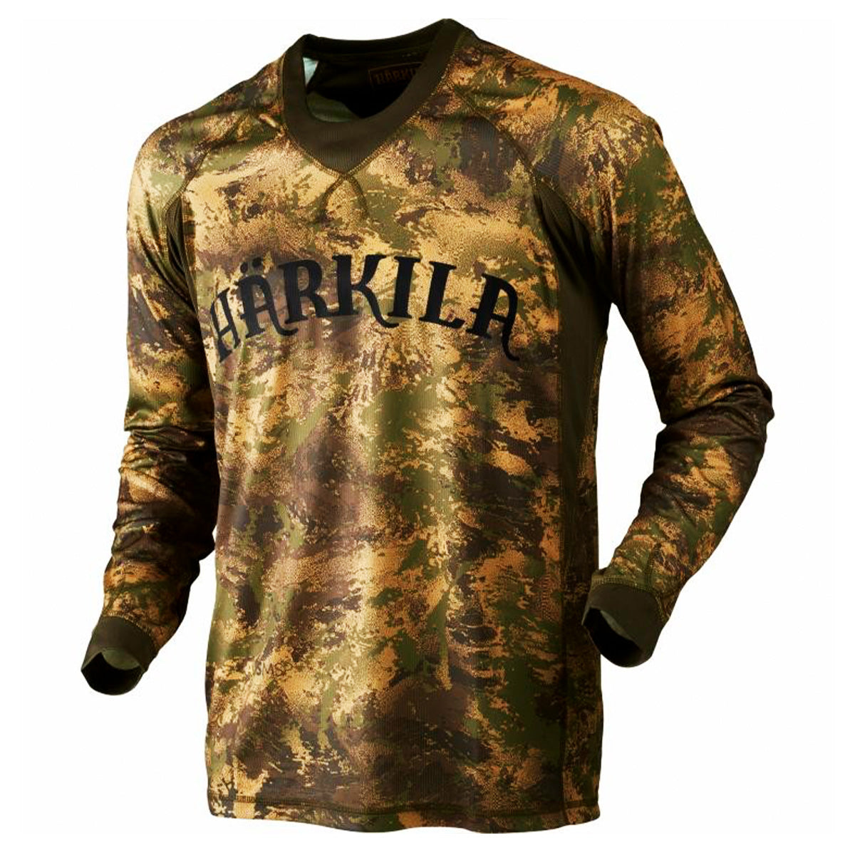 Camiseta manga larga Härkila Lynx Camuflaje