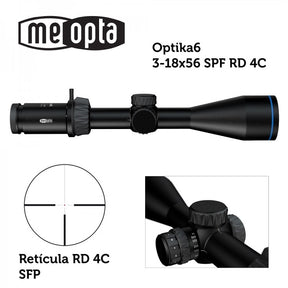 Visor Meopta MeoPro Optika6 Retícula RD 4C