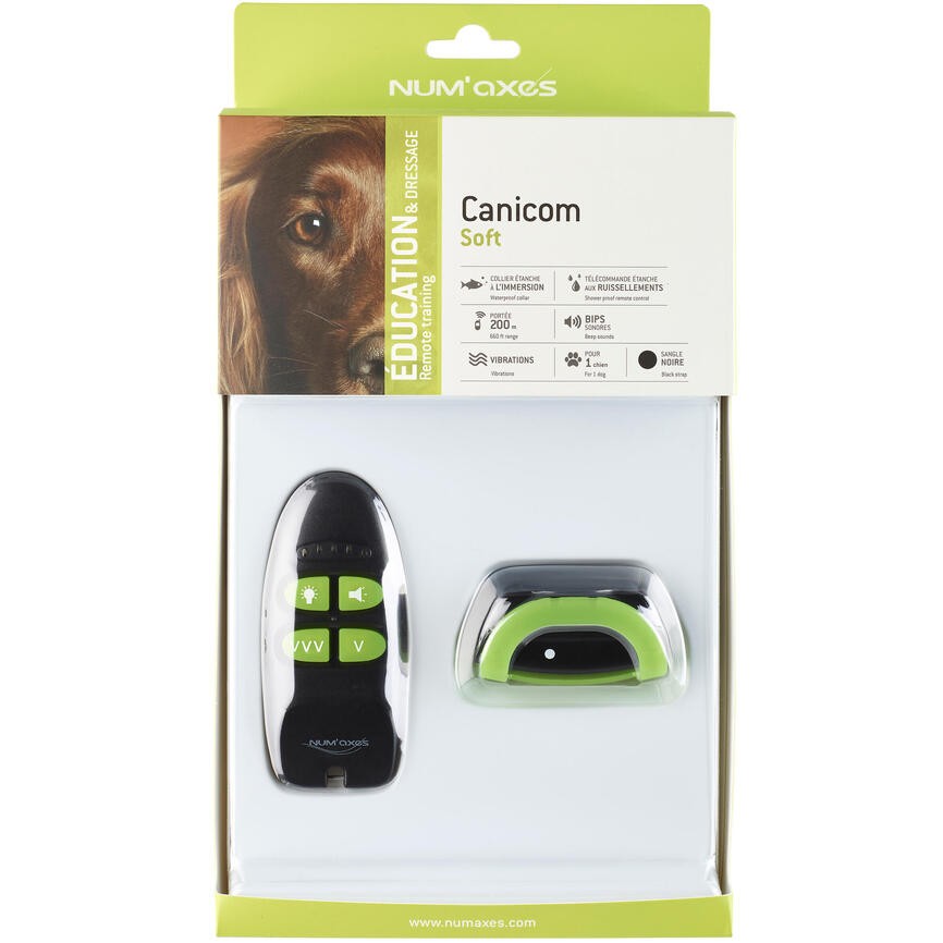 Collar adiestramiento Canicom Soft con mando Num'axes