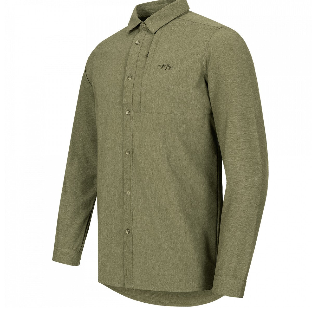 Camisa verde caza BLASER HunTec TT 21