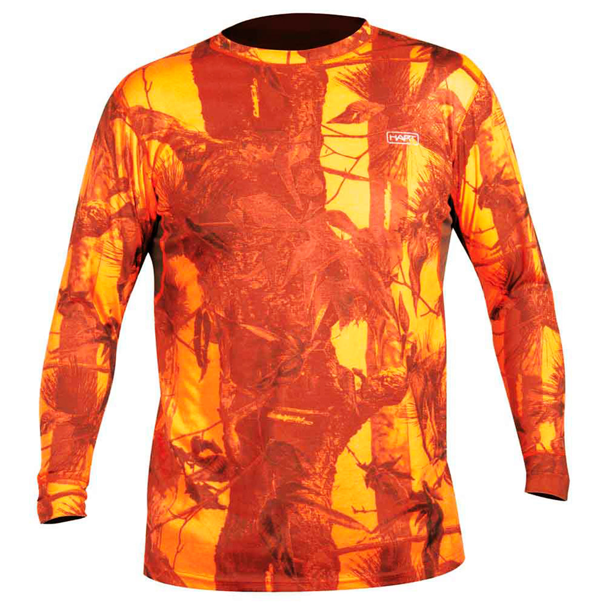 Camiseta Hart Hunting Crew-L manga larga naranja Blaze