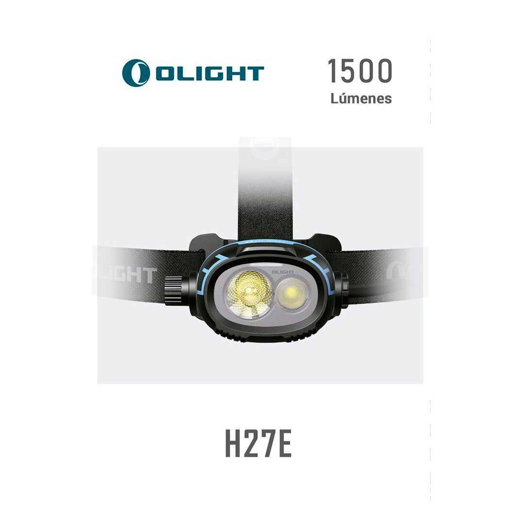 Linterna Frontal H27E 1500Lm LED