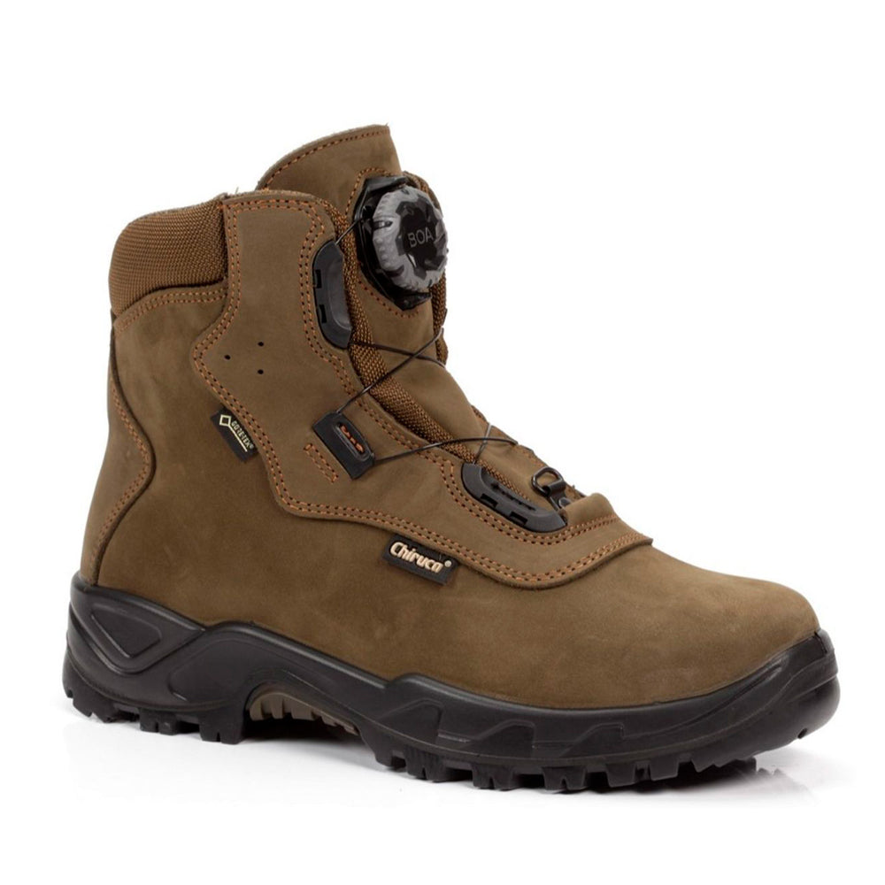 Botas Chiruca Dogo Boa 42 - Marrón, Talla 44, Cuero Exterior, Cierre Boa, Suela Plana