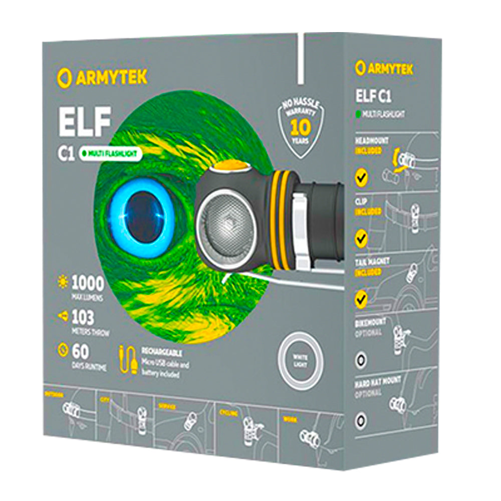 Linterna led ARMYTEK Elf C1 Micro USB - luz blanca