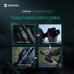 Visor Nocturno Clip-On Digital Hikmicro Cheetah C32F LRF IR 850