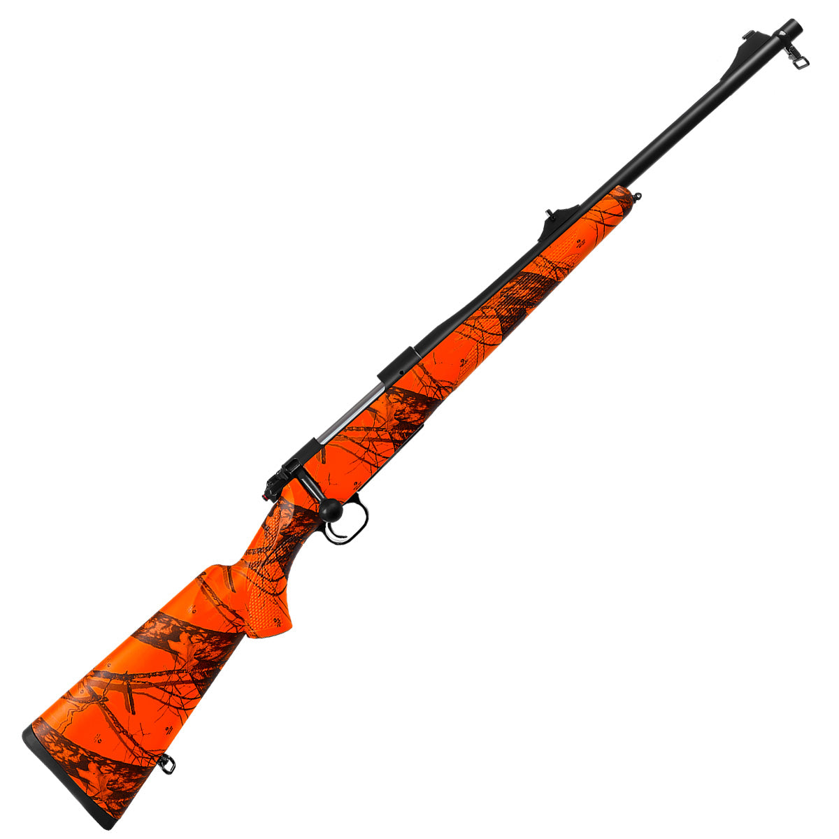 Rifle Mauser 12 Trail camo naranja